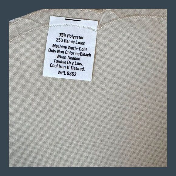 Set Of 4 Vintage Beige Lace Edge Oval Placemats Formal Linen Made In Philippines - Picture 3 of 10